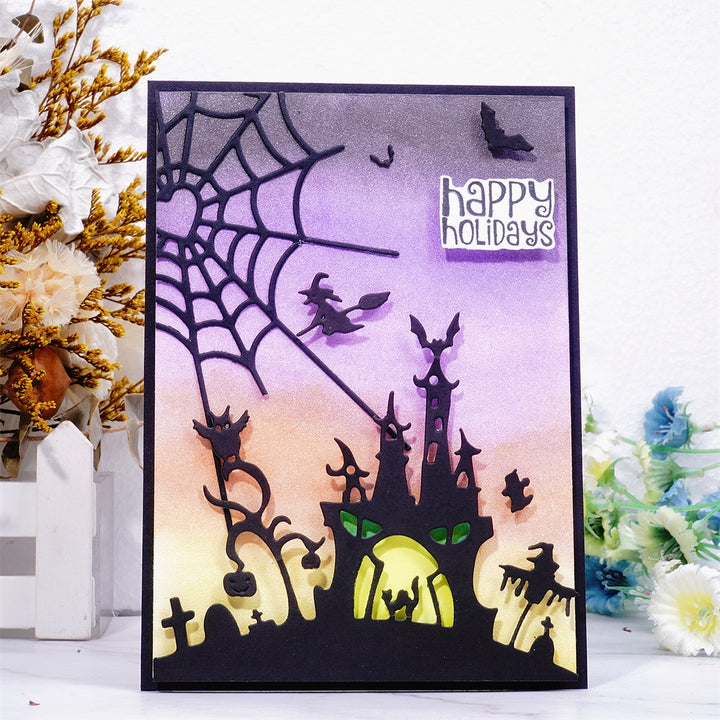 Kokorosa Metal Cutting Dies with Halloween Castle