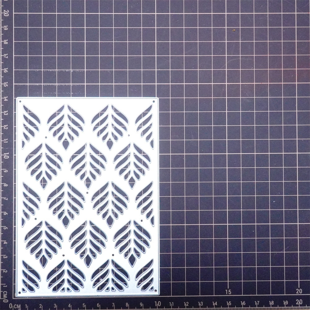 Kokorosa Metal Cutting Dies with Leaves Background Board