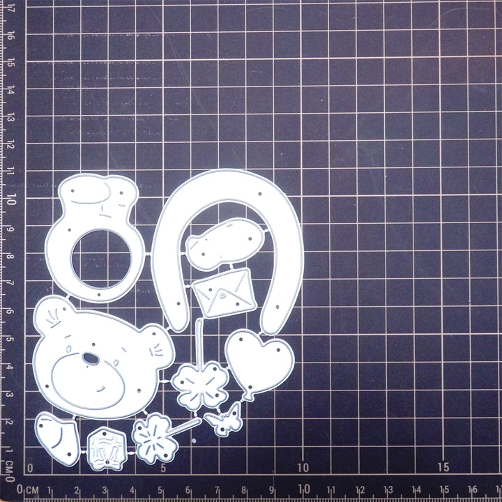 Kokorosa Metal Cutting Dies with Bear and Decoration