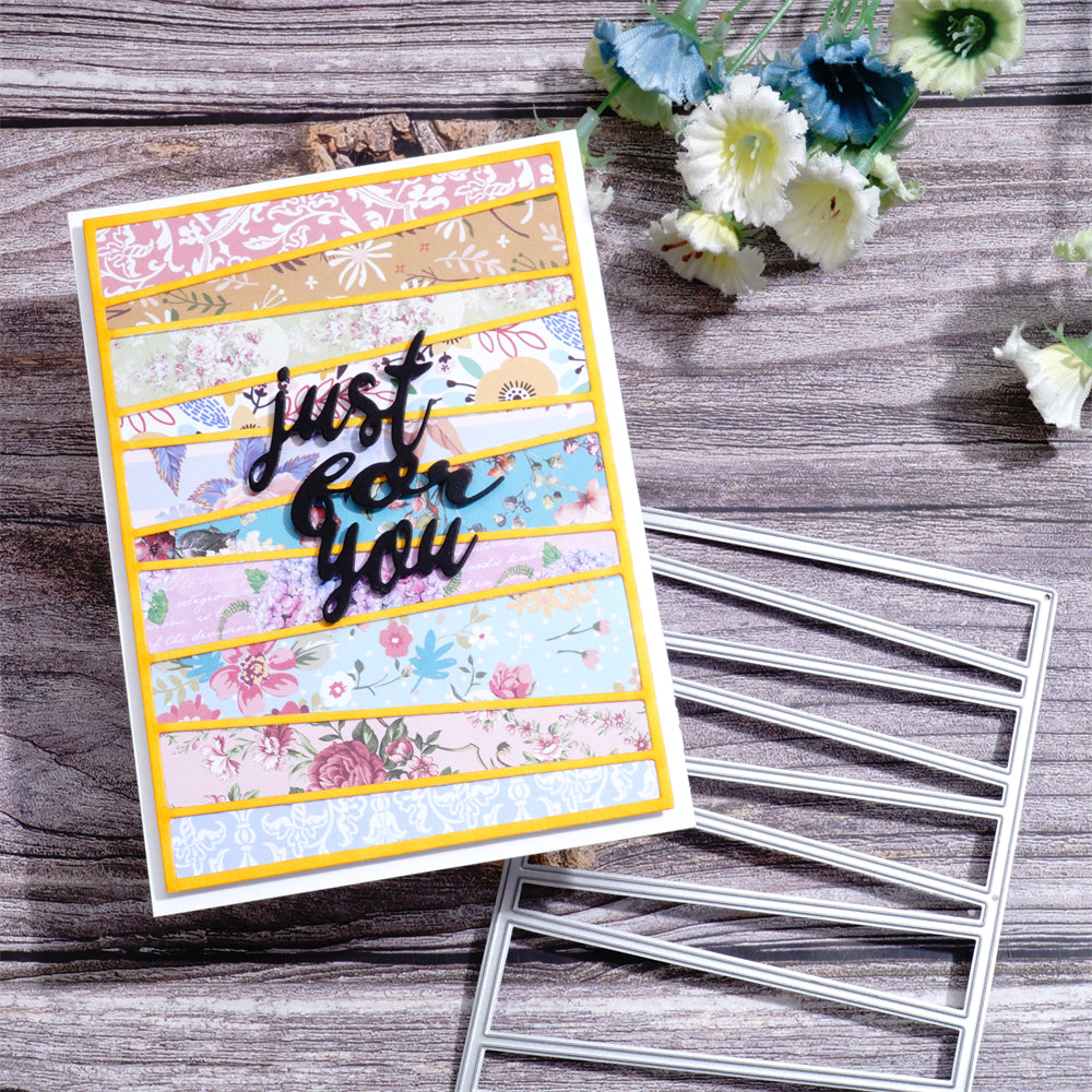 Kokorosa Metal Cutting Dies with Irregular Quadrilateral Background Board