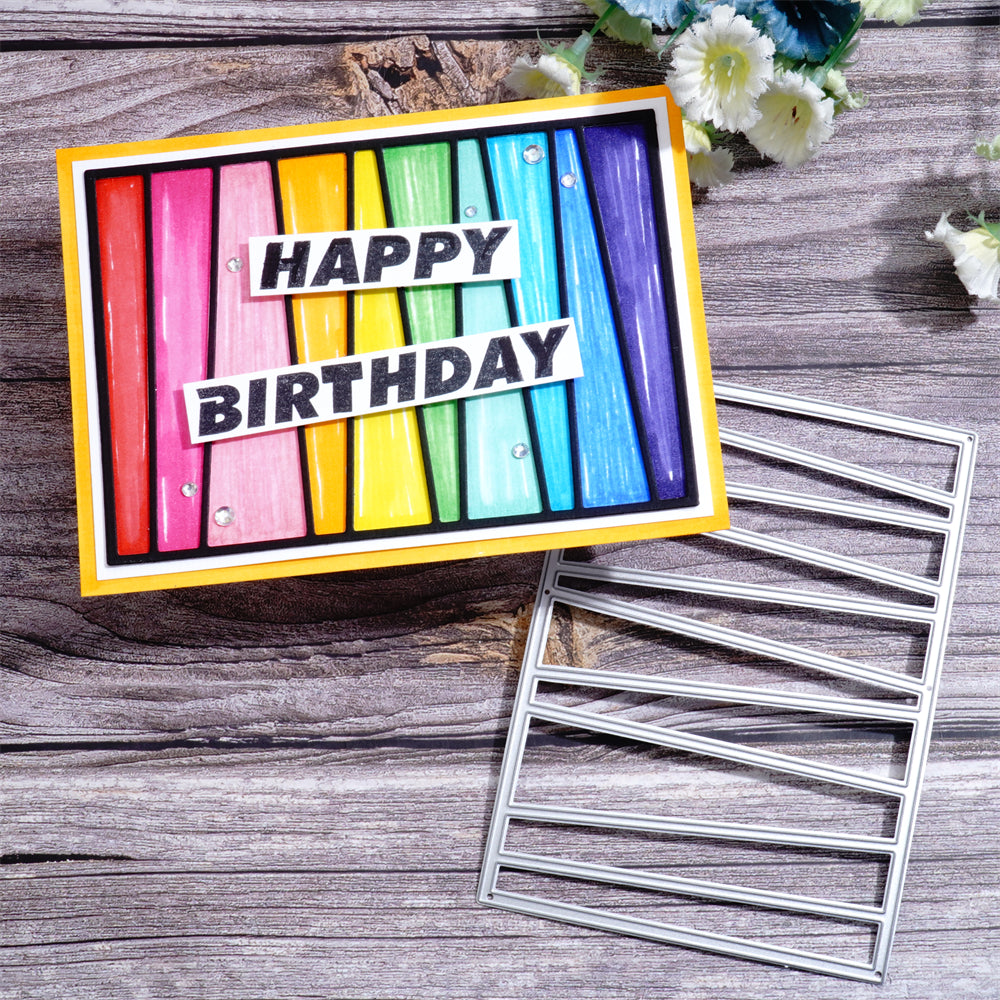 Kokorosa Metal Cutting Dies with Irregular Quadrilateral Background Board