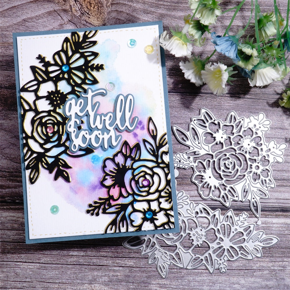 Kokorosa Metal Cutting Dies with Two Lovely Bunches