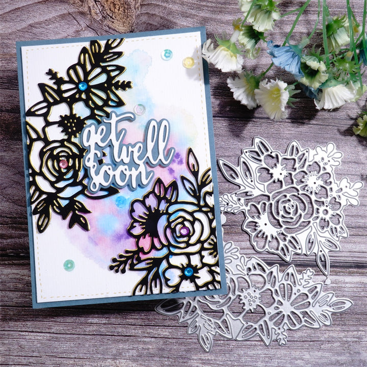 Kokorosa Metal Cutting Dies with Two Lovely Bunches
