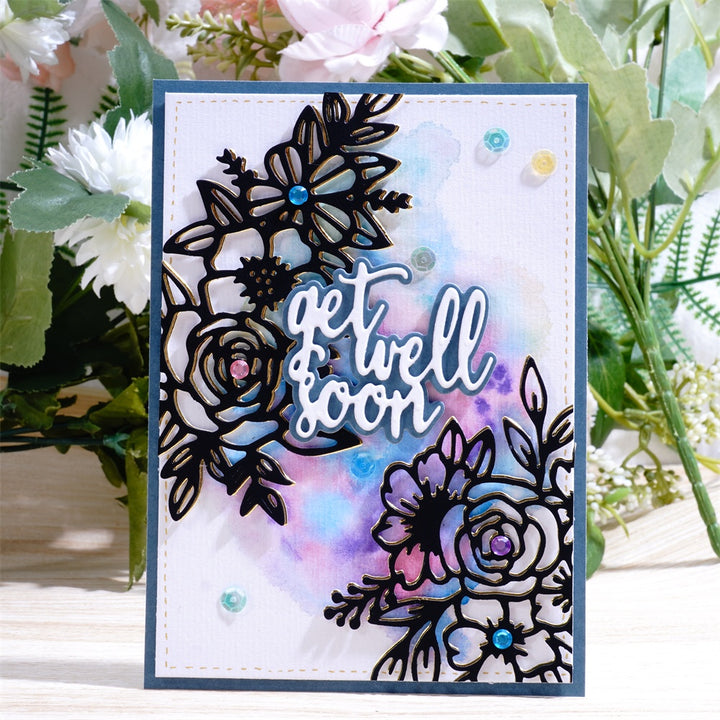 Kokorosa Metal Cutting Dies with Two Lovely Bunches
