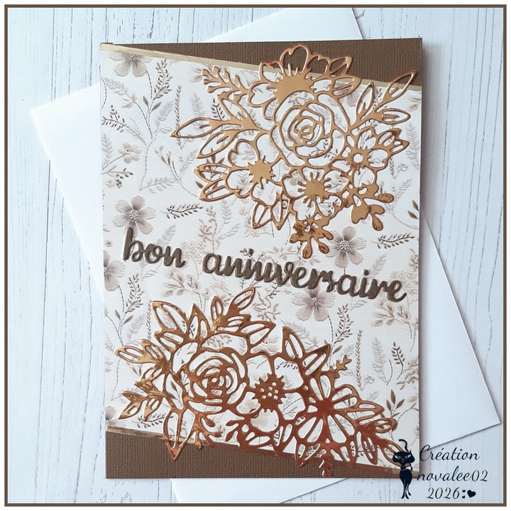 Kokorosa Metal Cutting Dies with Two Lovely Bunches