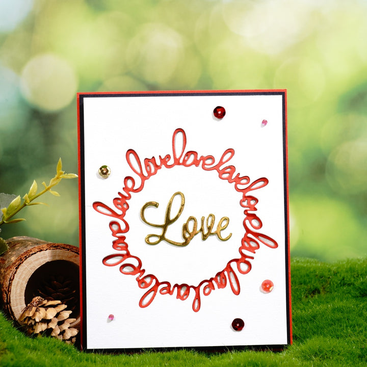 Kokorosa Metal Cutting Dies with Love Circle
