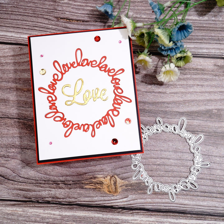 Kokorosa Metal Cutting Dies with Love Circle