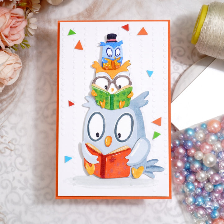 Kokorosa Metal Cutting Dies with Reading Owls