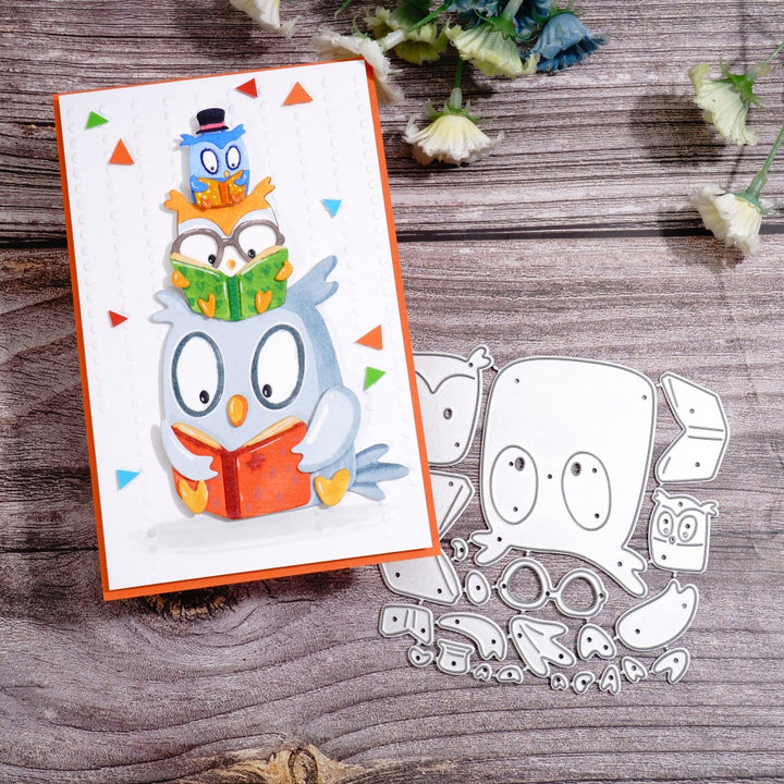 Kokorosa Metal Cutting Dies with Reading Owls