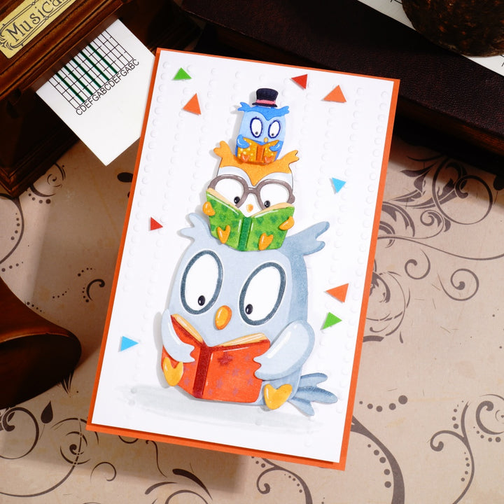 Kokorosa Metal Cutting Dies with Reading Owls