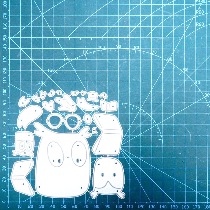 Kokorosa Metal Cutting Dies with Reading Owls