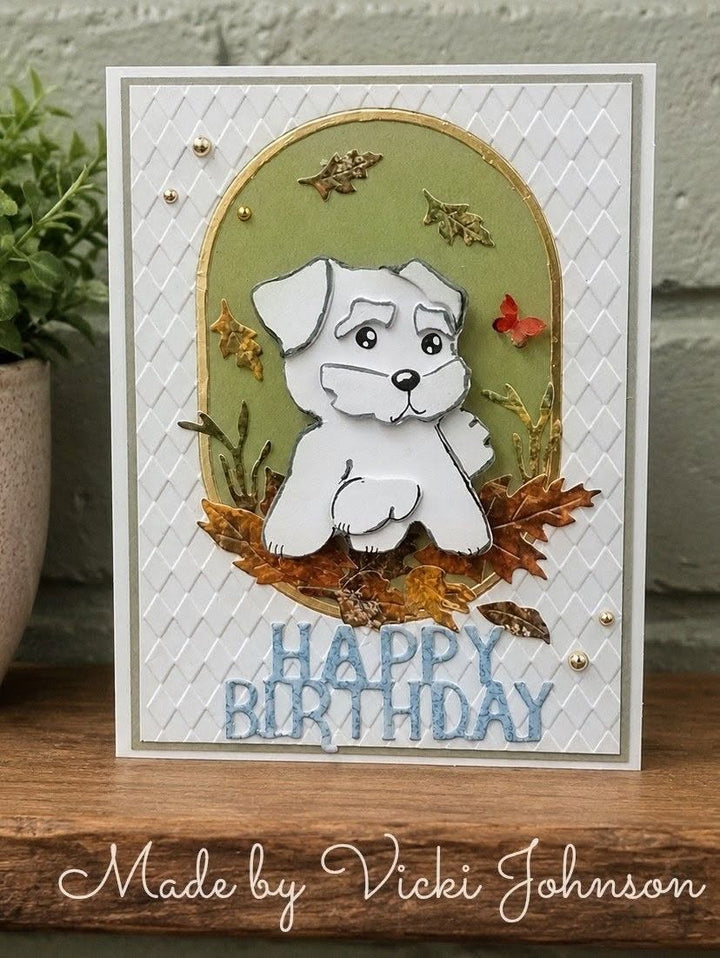 Kokorosa Metal Cutting Dies with Cartoon Dogs