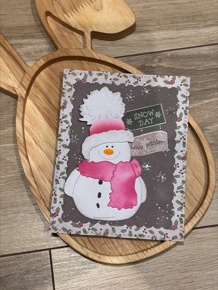 Kokorosa Metal Cutting Dies with Cute Snowman