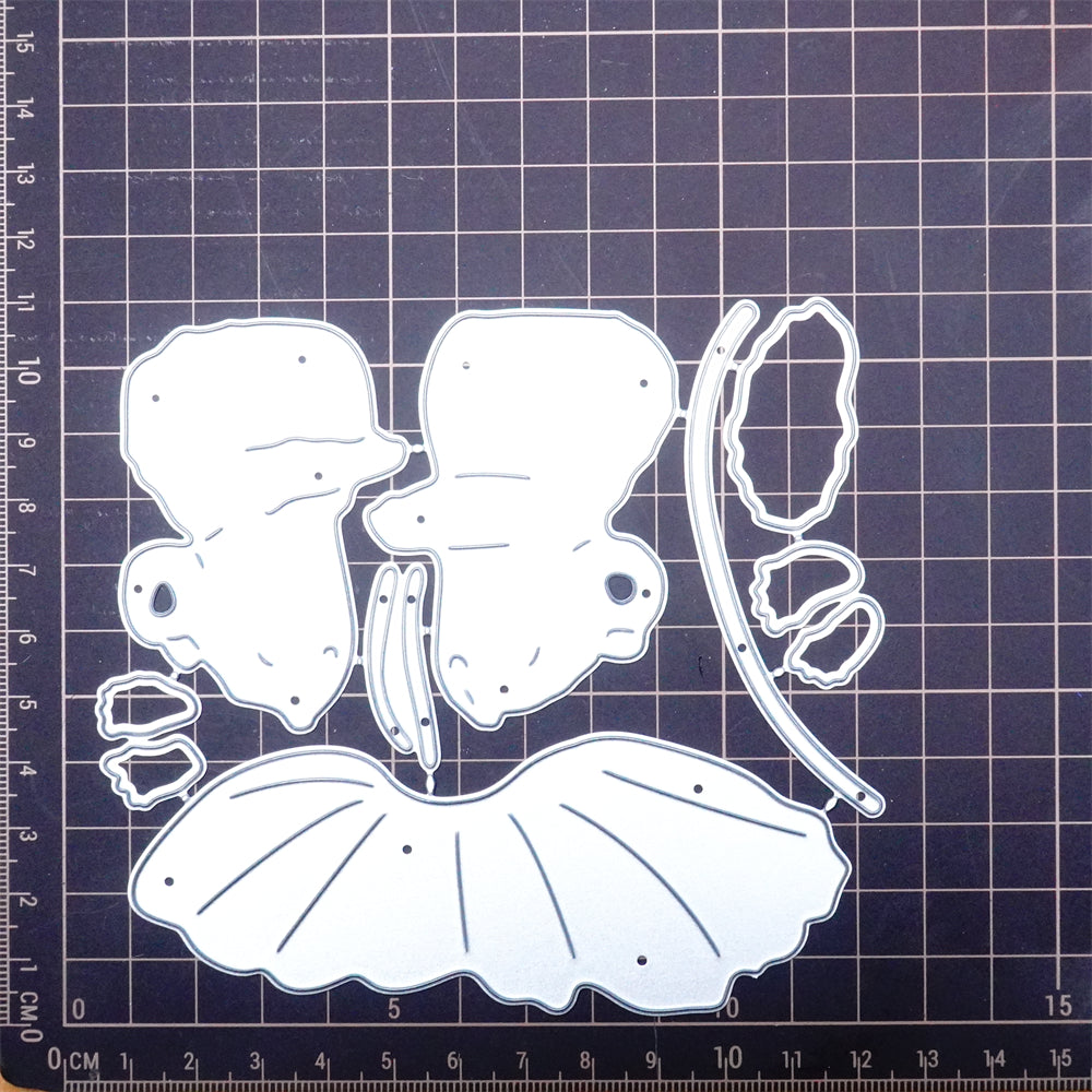 Kokorosa Metal Cutting Dies With Couple of Hamster Kissing under Lotus Leaves