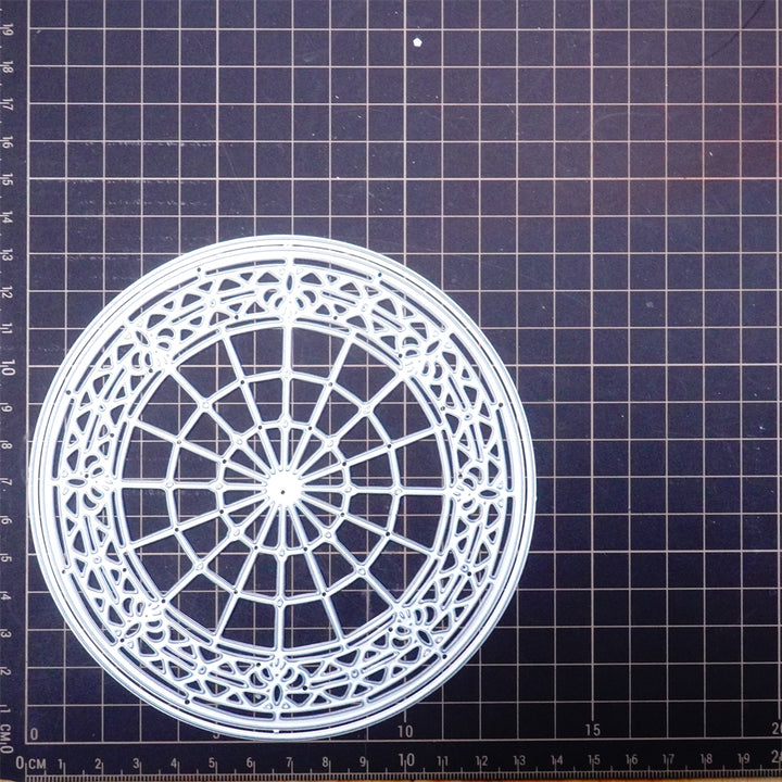 Kokorosa Metal Cutting Dies with Ring Circle Background Board