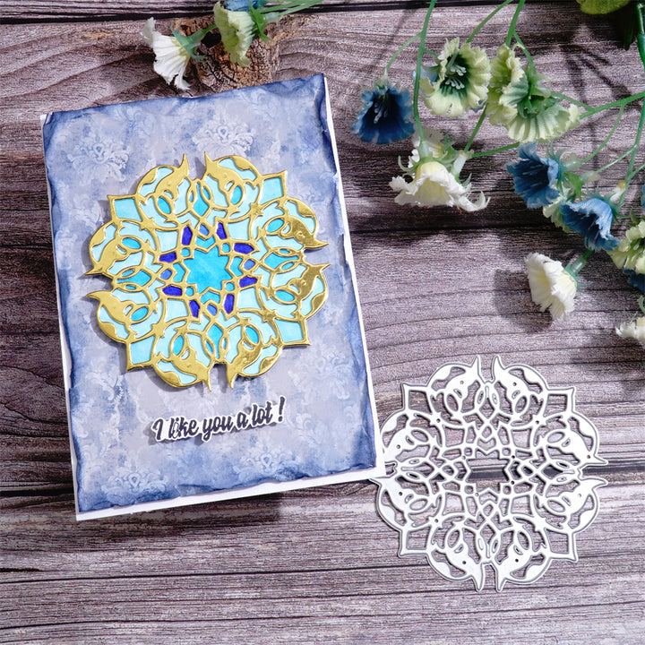 Kokorosa Metal Cutting Dies with Spliced Rings Background Board