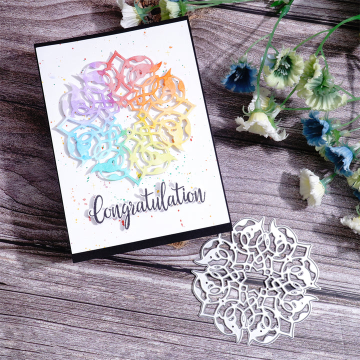 Kokorosa Metal Cutting Dies with Spliced Rings Background Board