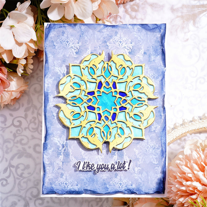 Kokorosa Metal Cutting Dies with Spliced Rings Background Board