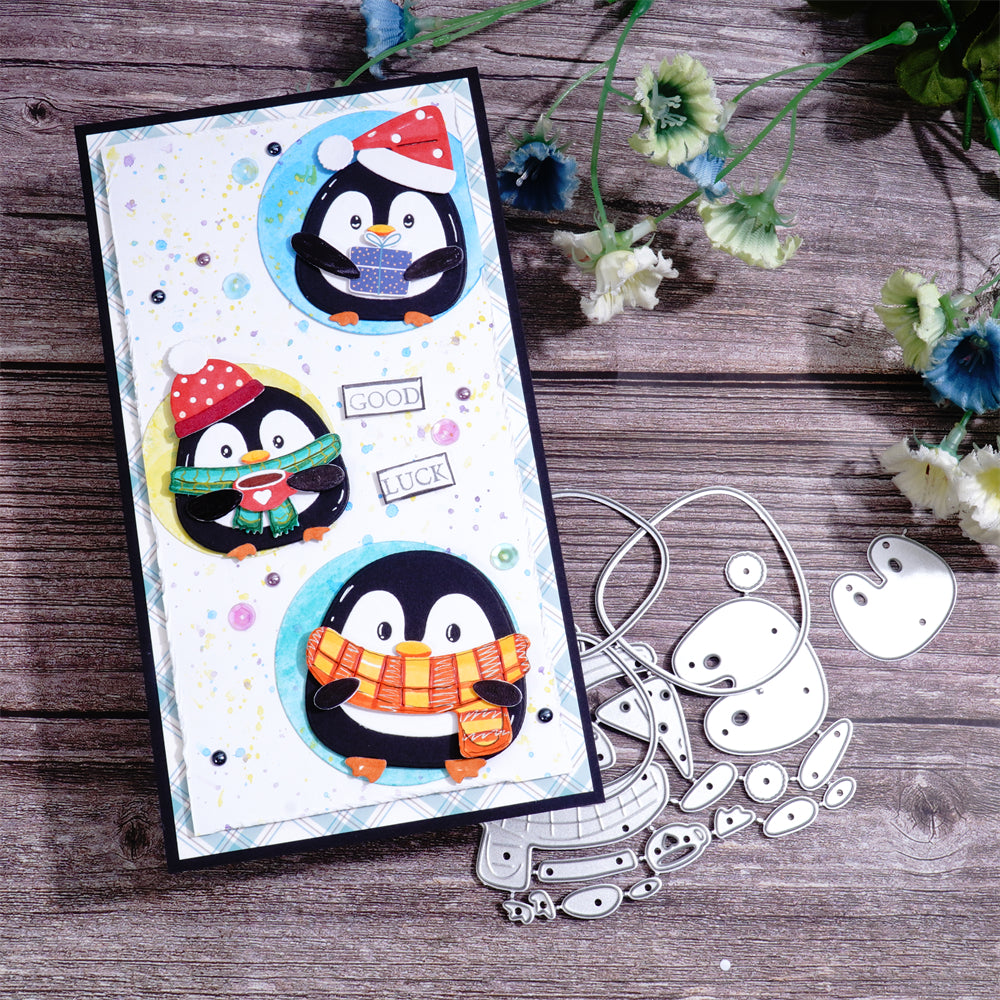 Kokorosa Metal Cutting Dies with Penguins