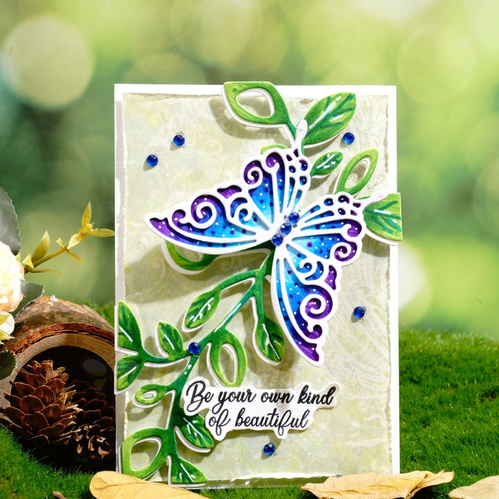 Kokorosa Metal Cutting Dies with Butterfly and Vines