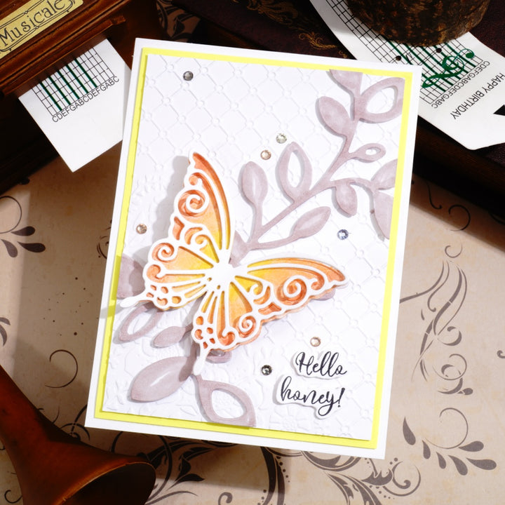 Kokorosa Metal Cutting Dies with Butterfly and Vines