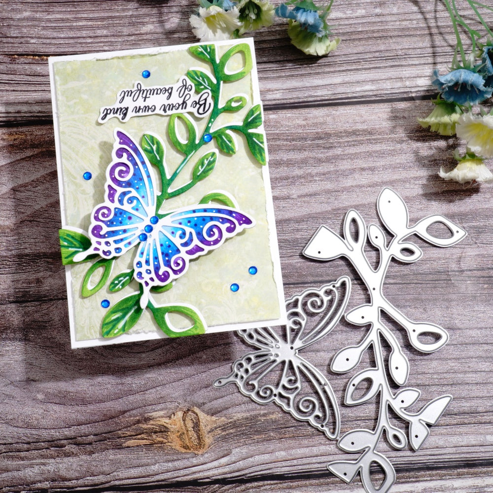 Kokorosa Metal Cutting Dies with Butterfly and Vines