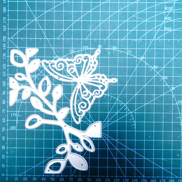 Kokorosa Metal Cutting Dies with Butterfly and Vines