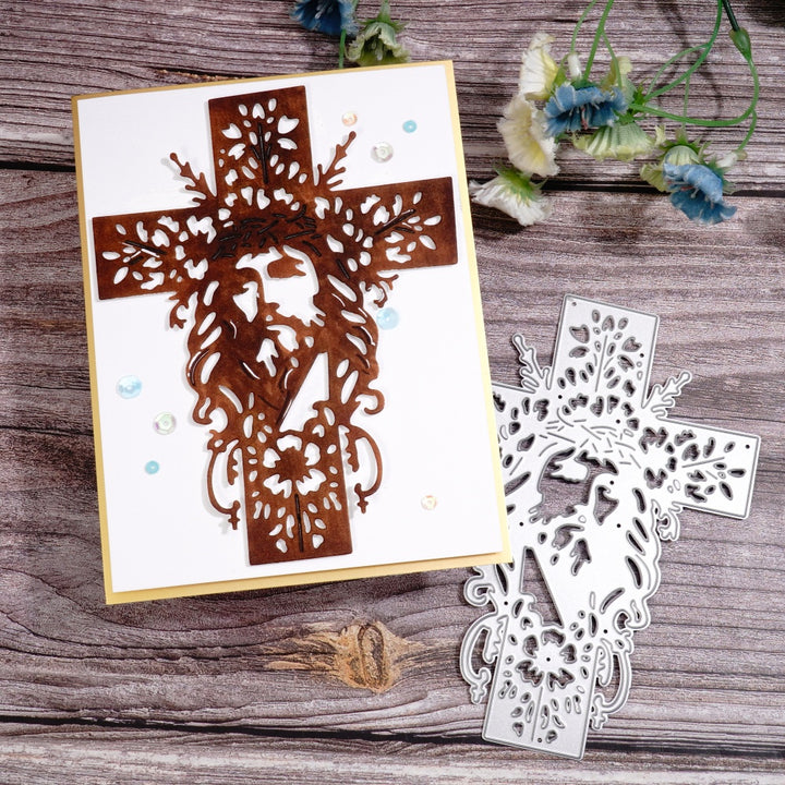 Kokorosa Metal Cutting Dies with Hollow Jesus Cross