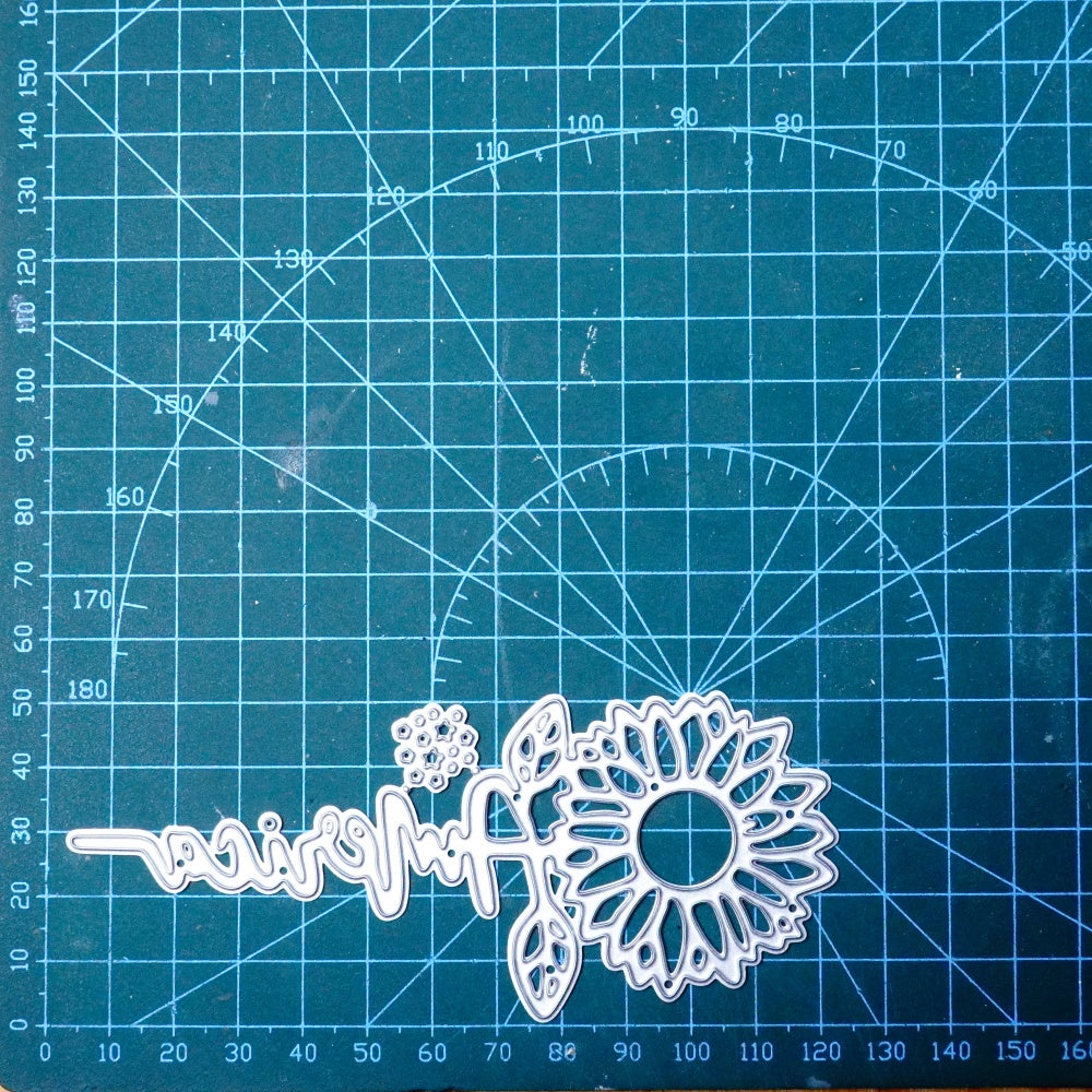 Kokorosa Metal Cutting Dies with America Word Flower