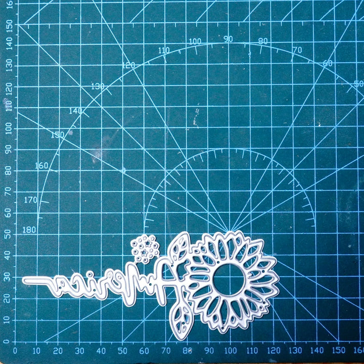 Kokorosa Metal Cutting Dies with America Word Flower