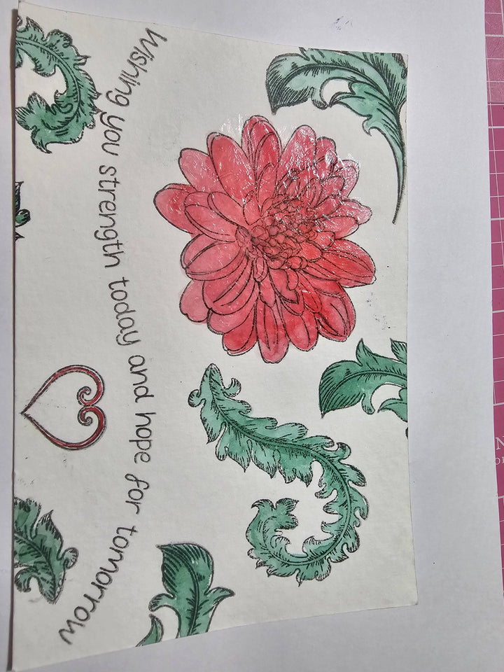 Kokorosa Grateful Words Clear Stamps