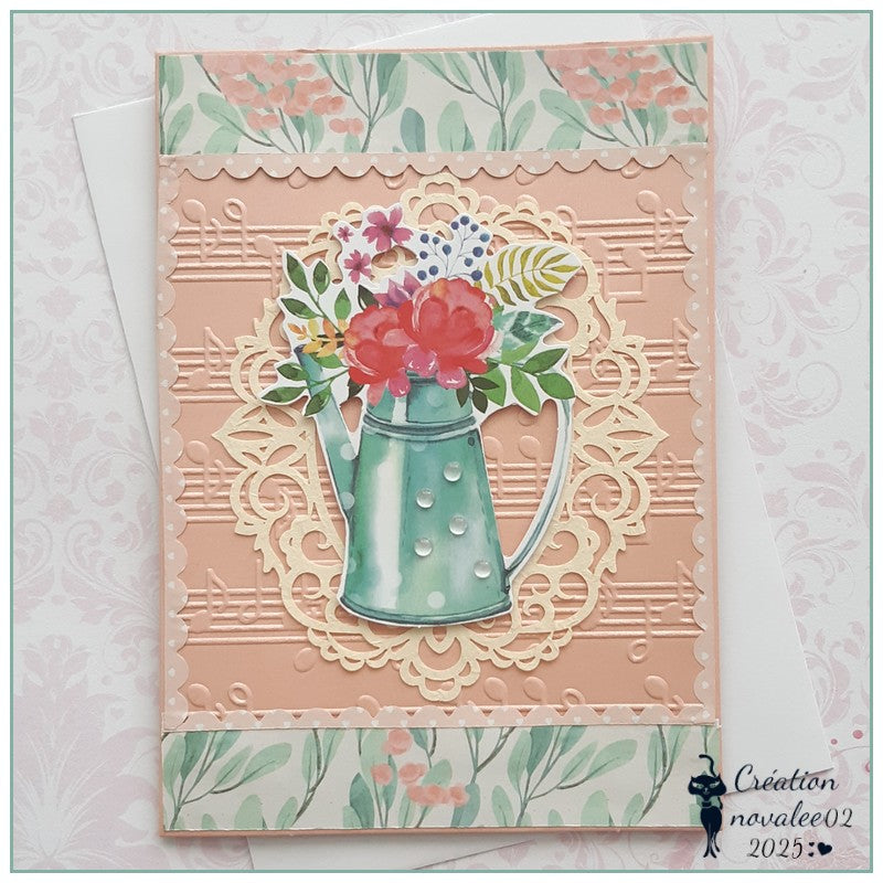 Kokorosa Decorated Lace Paper-6 Styles