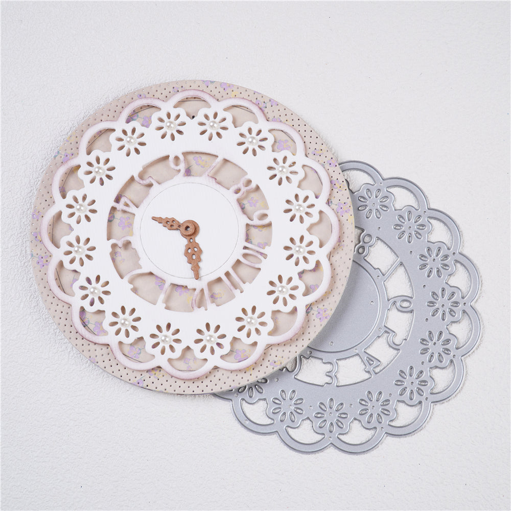 Lace Cluster Clock Cutting Dies