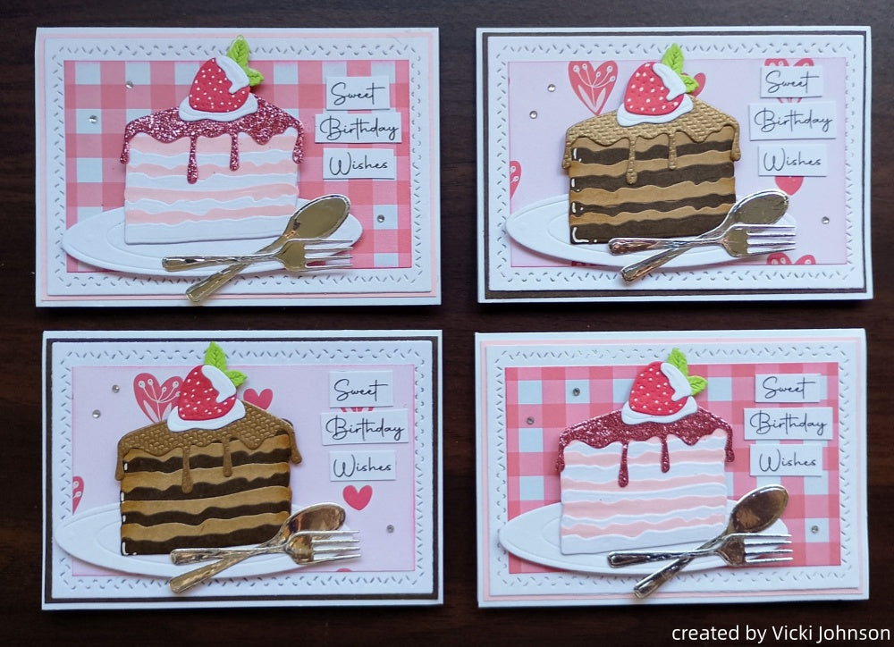 Kokorosa 24PCS 6" Cherries the Cuffest Scrapbook & Cardstock Paper