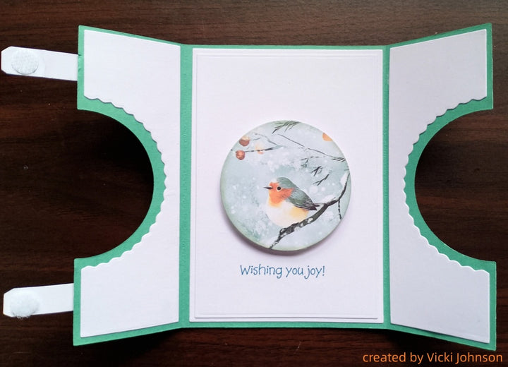 Kokorosa 24PCS 6" Snow Laden Bough Scrapbook & Cardstock Paper