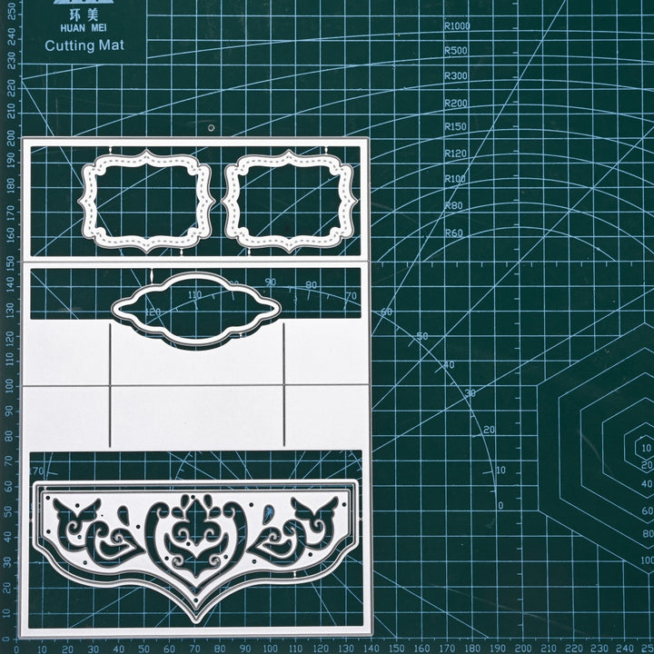 Kokorosa Metal Cutting Dies with Classical Foldable Background Board