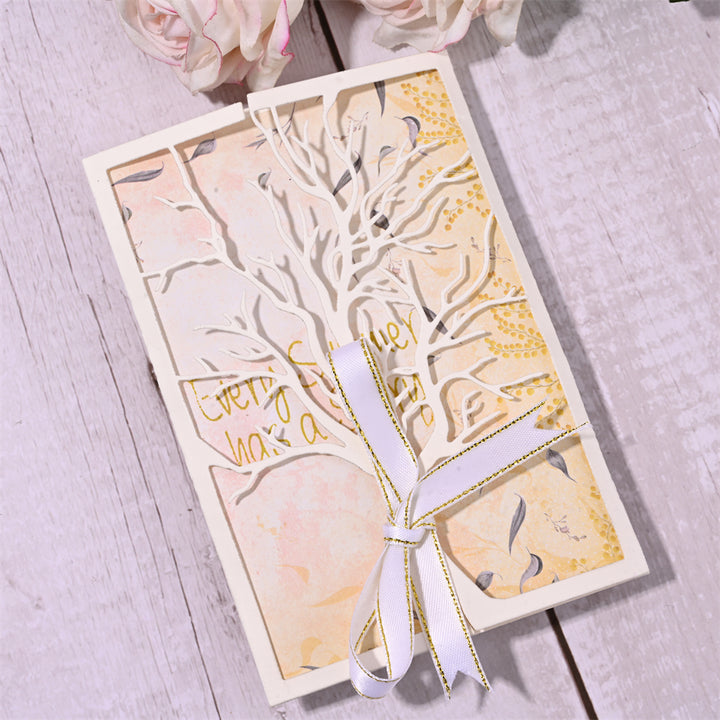 Kokorosa Metal Cutting Dies With Tree Background Board