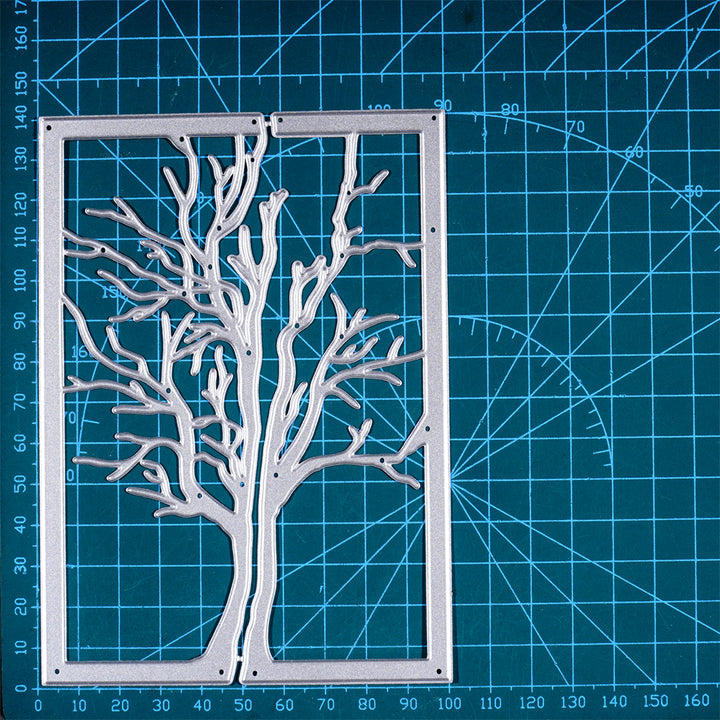 Kokorosa Metal Cutting Dies With Tree Background Board