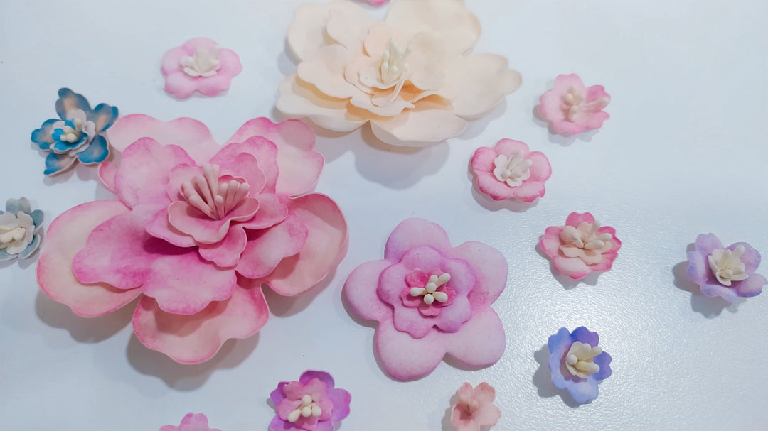 Kokorosa Metal Cutting Dies With Stackable Flowers Frame