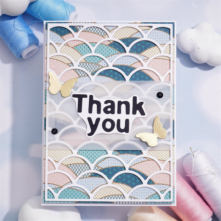 Kokorosa Metal Cutting Dies with Celebration Words