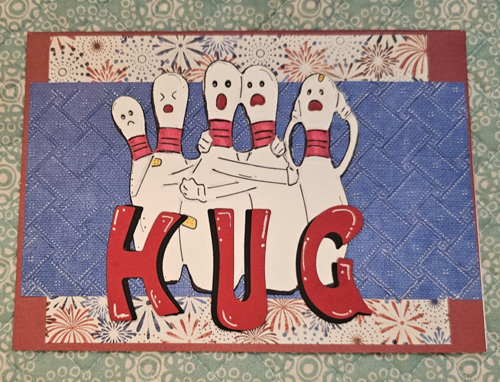 Kokorosa Metal Cutting Dies with Scared Bowling Bottles