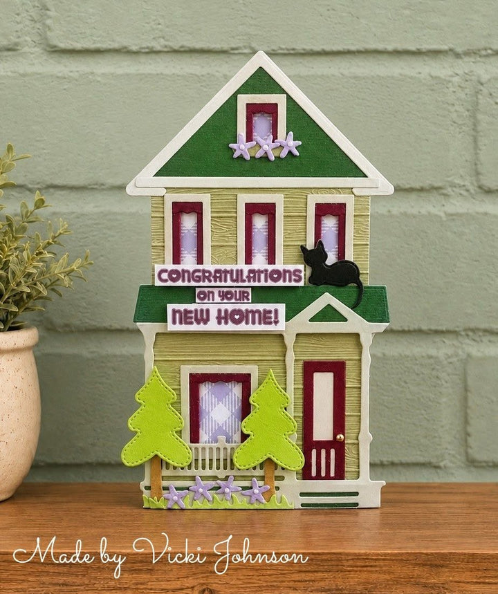 Kokorosa Three-story Modern House Metal Cutting Dies