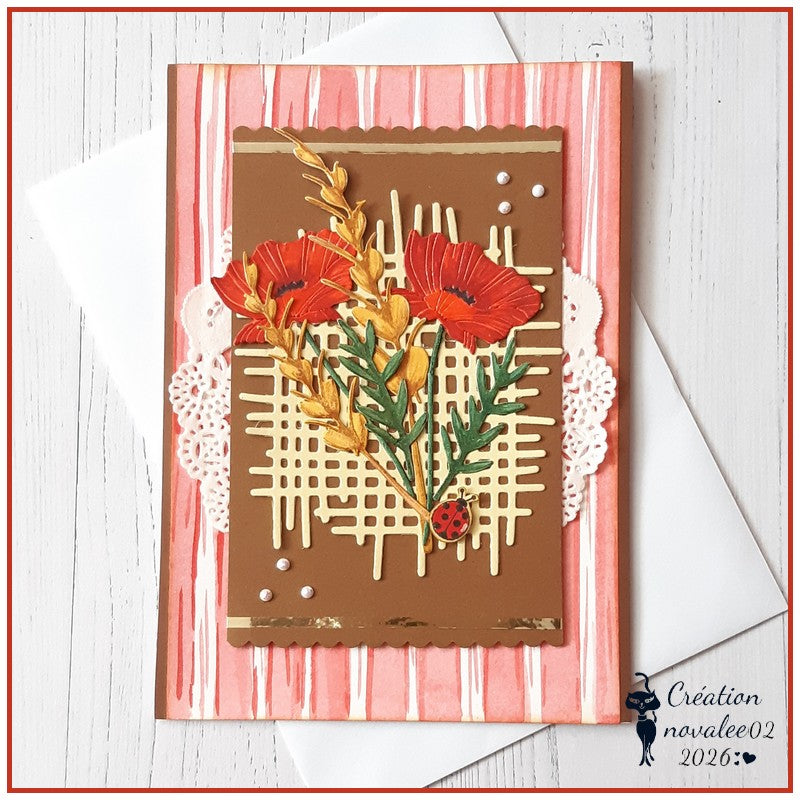 Kokorosa Metal Cutting Dies with Weaving Pattern