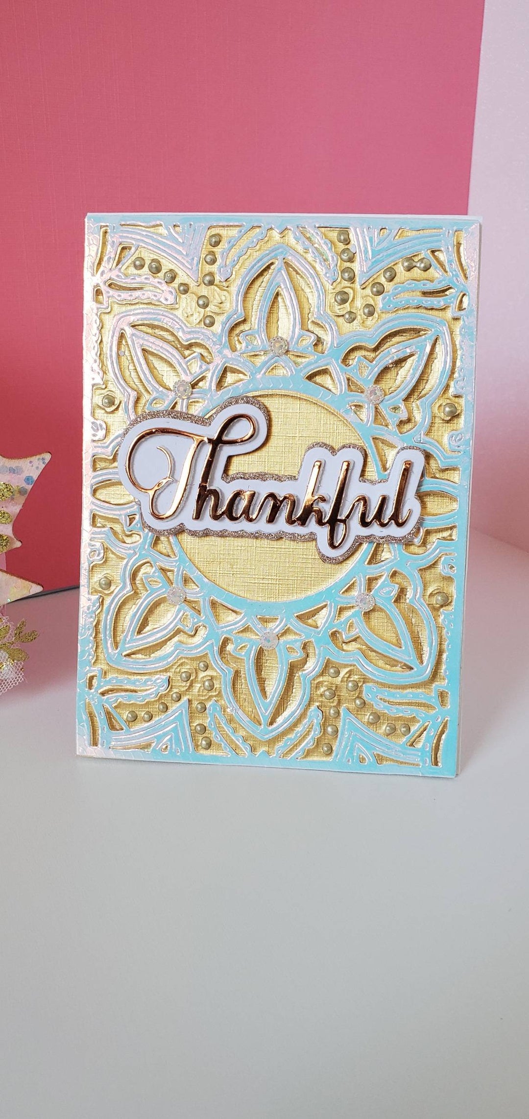 Kokorosa Metal Cutting Dies with "Thankful" Word