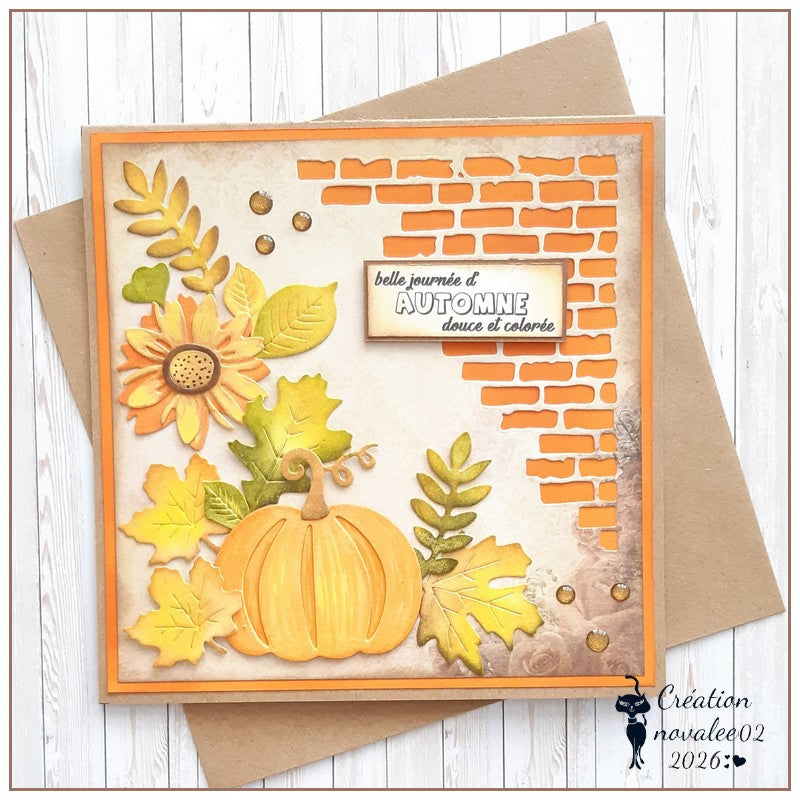 Kokorosa Metal Cutting Dies with Pumpkin & Leaves