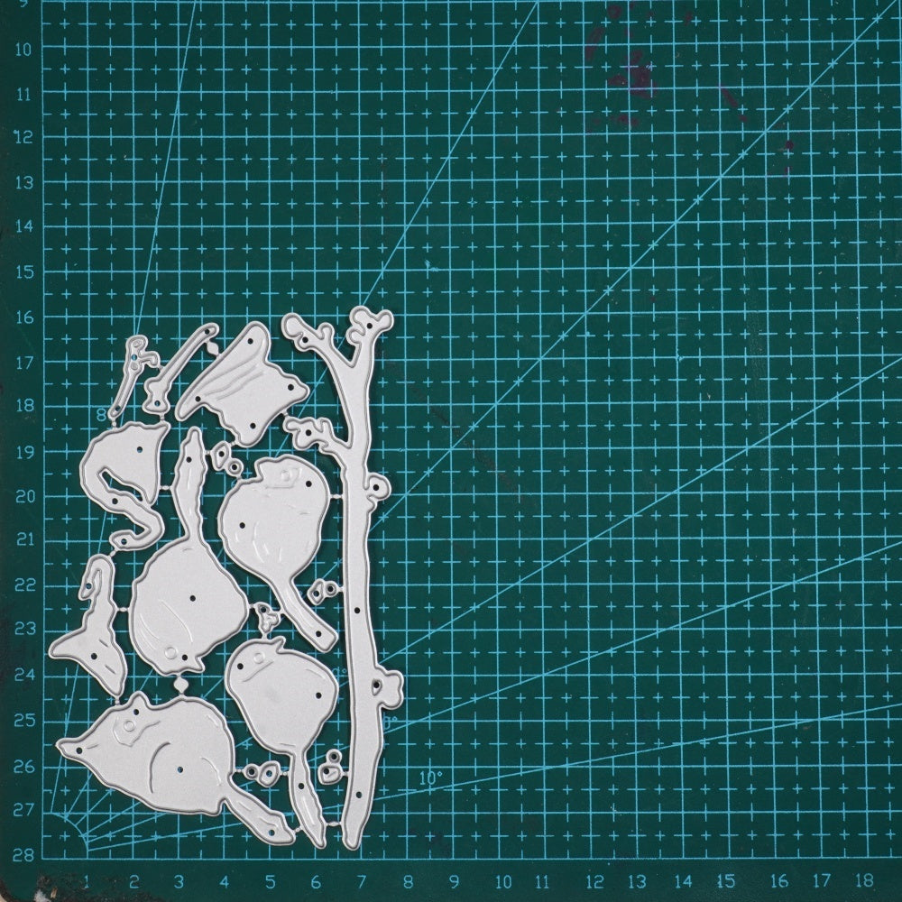 Kokorosa Metal Cutting Dies with Four Birds on the Branch