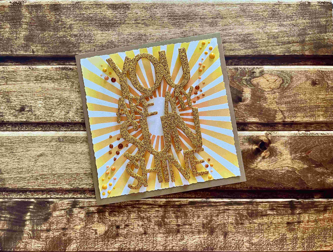 Kokorosa Metal Cutting Dies with "YOU ARE MY SUNSHINE" Word