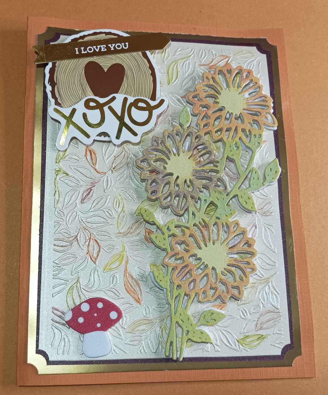 Kokorosa Metal Cutting Dies with Daisy Bouquet