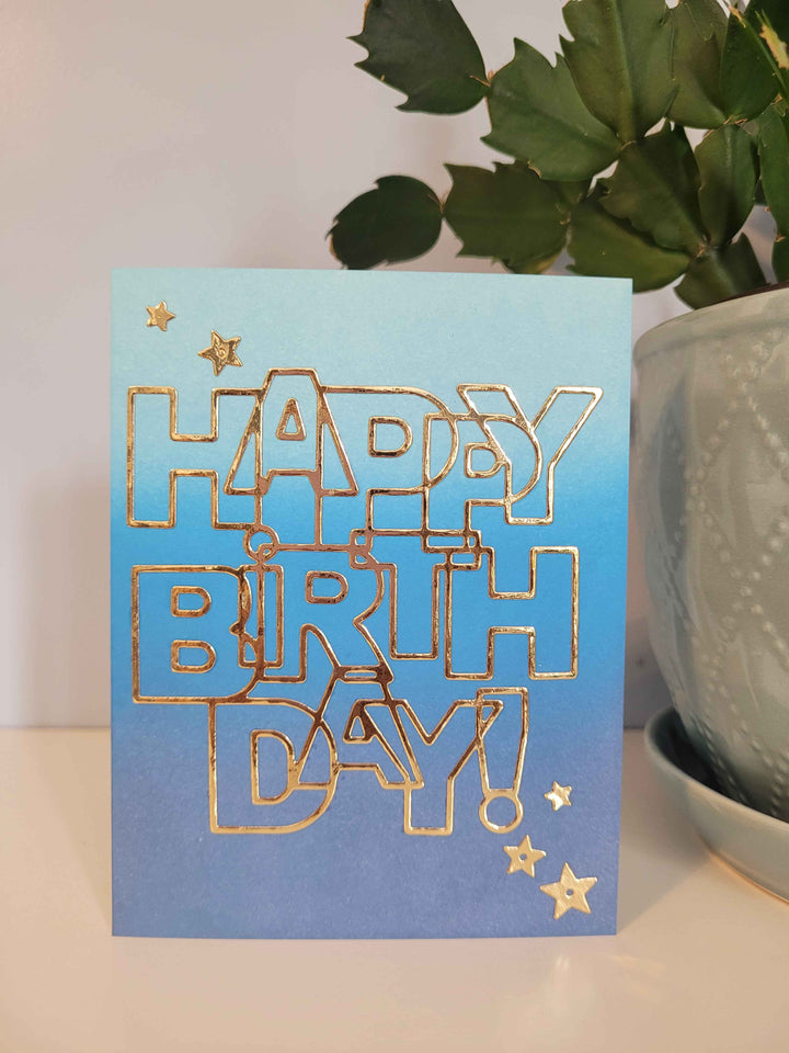 Kokorosa Metal Cutting Dies with "HAPPY BIRTHDAY" Word