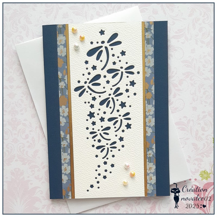 Kokorosa Metal Cutting Dies with Dragonfly and Star Decoration